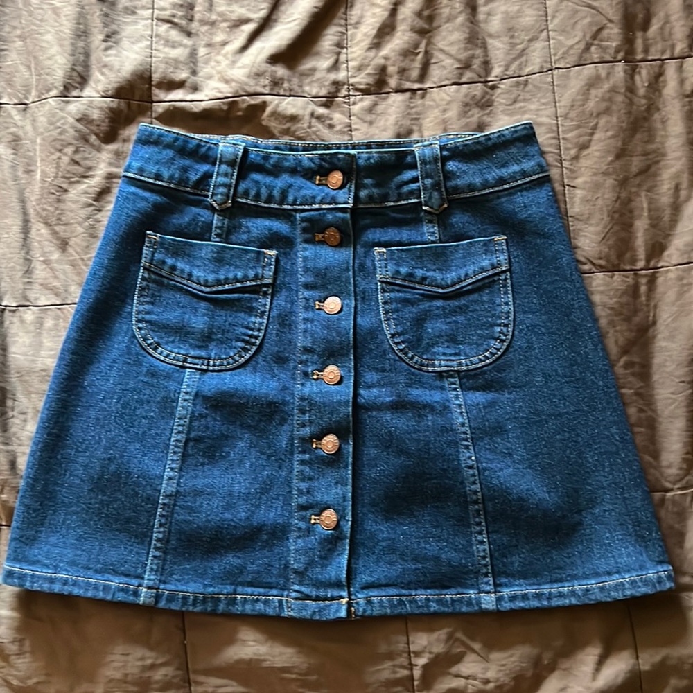 Madewell Jean Skirt